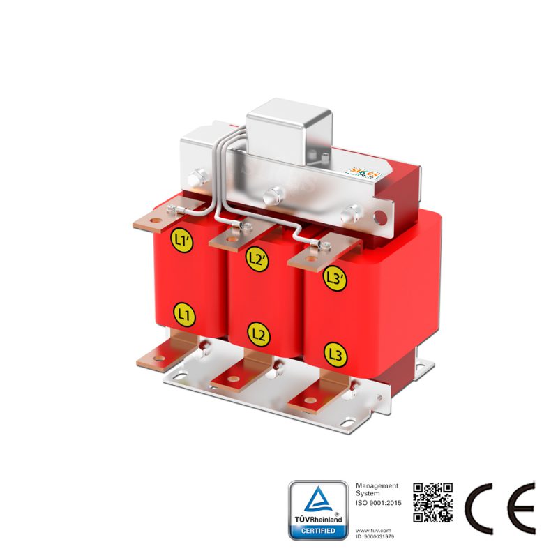 DV/DT filter, Rated Current 214A ,for 110KW Motor